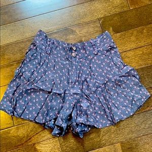 Free People size M flowy high waisted shorts